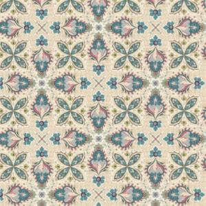 Marcus Fabrics Midnight Meadows Smithsonian Institution R650843 Cream