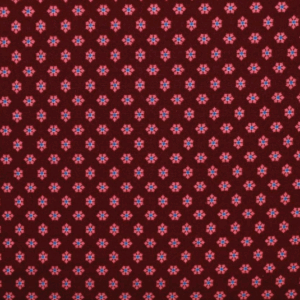 Marcus Fabrics Midnight Meadows Smithsonian Institution R650847 Red