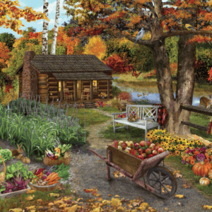 David Textiles Harvest At The Cabin Panel AL-4870-1C