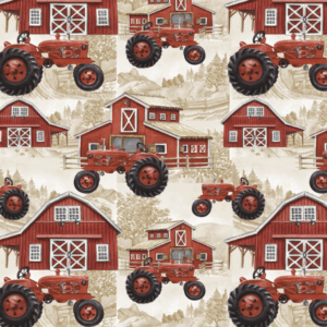 David Textiles Farm Tractors DX-4068-4C