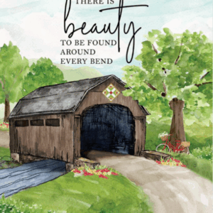 Riley Blake Covered Bridges in Spring PD15826 Panel