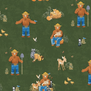 Riley Blake Friends of Smokey Bear CD16500 Forest