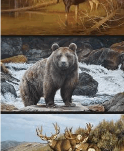 Riley Blake Majestic in Nature Panel PD15983