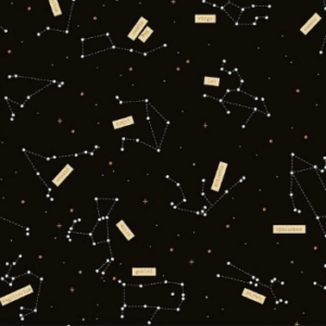 Riley Blake Outer Space Black GC15483