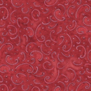 Springs Creative SW Calico Red Scroll 2035-0518