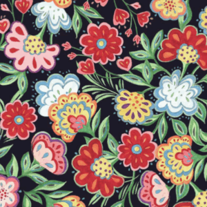 Springs Creative SW Calico Red Floral 2035-0484