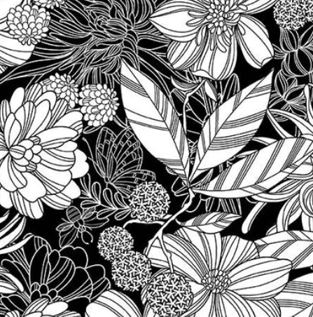 Quilting Treasures Garden At Twilight 2600-31420-Z