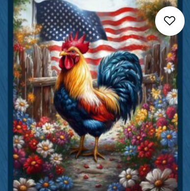 MDG Red, White & Rooster